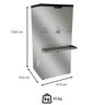 Bebedouro Industrial Refrigerado Venâncio Bi100 Inox 100 Litros 127v 60hz 3 Torneiras Geladas 50688 - 3