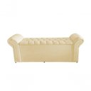Ver imagem 2 de Kit Dubaí Cabeceira de Cama Box Casal e Recamier Baú Solteiro 90 Cm Suede Porcelana do Lar Móveis
