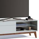 Ver imagem 2 de Rack Classic 146cm 1 Gaveta Branco Acetinado Imcal