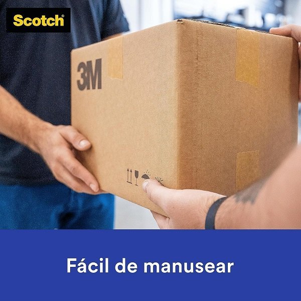 Kit 6 Fita para Empacotamento SCOTCH Papel Liso 3777 32MM X 50M 3M - 4