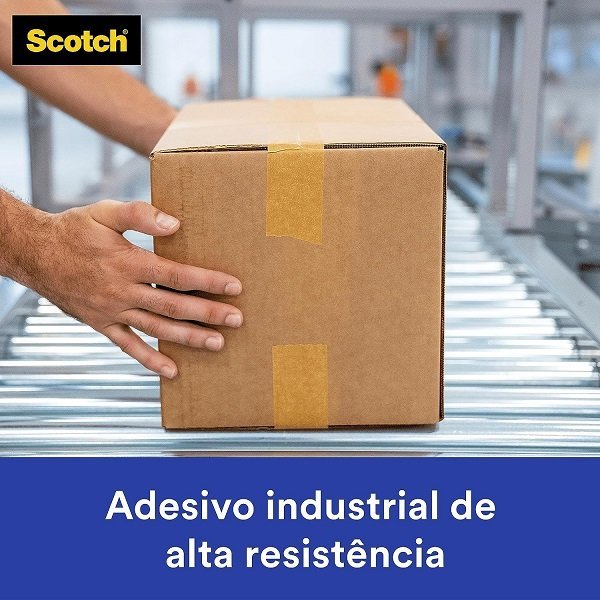 Kit 6 Fita para Empacotamento SCOTCH Papel Liso 3777 32MM X 50M 3M - 5