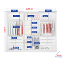 Ver imagem 6 de Guarda Roupa Casal MDF Espelhado 3 Portas 6 Gavetas Qatar