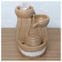 Ver imagem 1 de Fonte de Água Decorativa Cascata 3 Quedas Luz de Led Bivolt