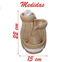 Ver imagem 4 de Fonte de Água Decorativa Cascata 3 Quedas Luz de Led Bivolt