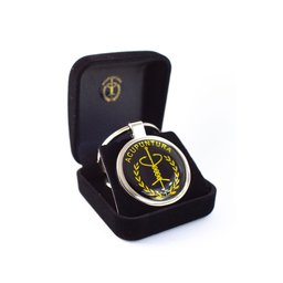 Chaveiro Profissão Acupuntura Logo Dourado Gold - 1