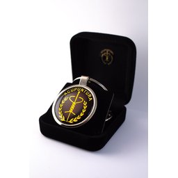 Chaveiro Profissão Acupuntura Logo Dourado Gold - 3