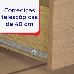 Guarda Roupa Casal MDF Espelhado 3 Portas 6 Gavetas Qatar - 8