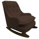 Ver imagem 2 de Kit Amamentação com Balanço Suede Marrom - Dominic Decor Lille