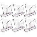 Ver imagem 1 de Kit 6 Porta Guardanapos de Mesa Transparente Crippa Café Restaurante Lanchonete