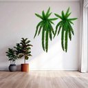 Ver imagem 4 de Kit 2 Planta Artificial Samambaia Ornamental Exótica 1,10m
