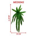Ver imagem 5 de Kit 2 Planta Artificial Samambaia Ornamental Exótica 1,10m