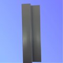 Ver imagem 2 de Acabamento para Painel Ripado 6,25cm x 2,1cm x 285m Lado Esquerdo Casa Grassi Gray