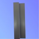 Ver imagem 2 de Acabamento para Painel Ripado 6,25cm x 2,1cm x 285m Lado Esquerdo Casa Grassi Cinza/Gray