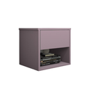 Ver imagem 5 de Mesa de Cabeceira Suspensa com 1 Gaveta e 1 Nicho 100% Mdf Plancasa:lavanda