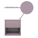 Ver imagem 7 de Mesa de Cabeceira Suspensa com 1 Gaveta e 1 Nicho 100% Mdf Plancasa:lavanda