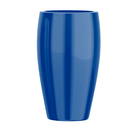 Ver imagem 1 de Vaso de Fibra de Vidro Atenas g 90cm Vitrificado Grande Azul Metalico