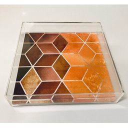 Caixa De Acrílico Decoração Porta Gravura 15x15x5cm Cor:cristal - 2