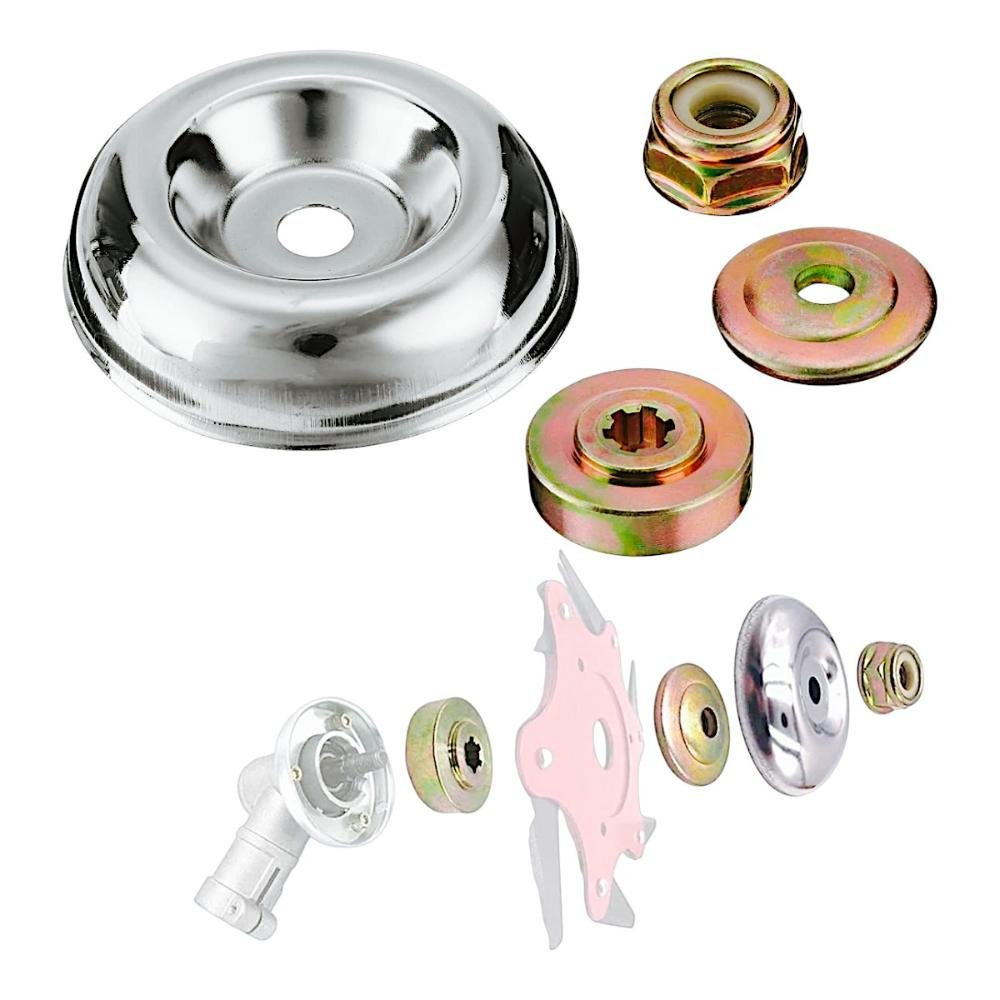 Kit Prende Faca Flange Arruela Roçadeiras Gasolina 26cc a 62cc - 5