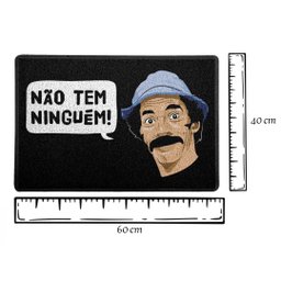 Capacho Seu Madruga Chaves 60x40cm - 4