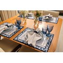 Ver imagem 1 de Conjunto Completo Mesa Posta Portina - Azul da Casa Porcelana sem Copos/taças - 36 Peças