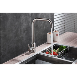 Torneira Inox Escovado de Cozinha Monocomando Mesa Estilo Deca Docol - 2