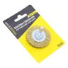 10 Escovas de Aço Circular P- Furadeira 50x8mm 3\'\' Haste 1-4 - 2