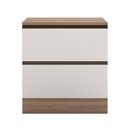 Ver imagem 4 de Balcão com Tampo 80cm 1 Porta 1 Gaveta Etna Bege/Carvalho Oak/Off White