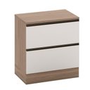 Ver imagem 1 de Balcão com Tampo 80cm 1 Porta 1 Gaveta Etna Bege/Carvalho Oak/Off White