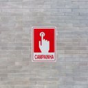 Ver imagem 3 de Combo 10 Placas de Sinalização Campainha 10x15 Acesso - S-235 F9e