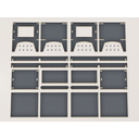 Ver imagem 3 de Aparador Desmontável Caetés Azul Petróleo