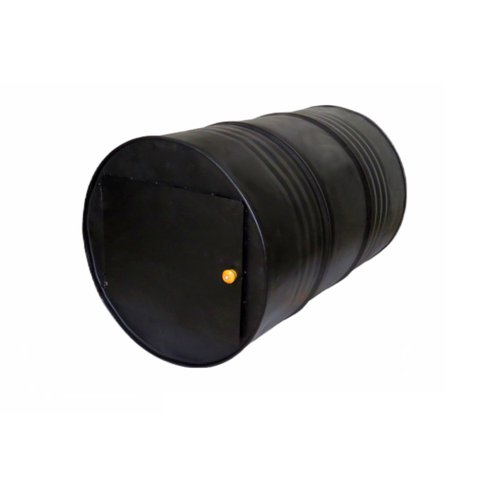 Forno Fogão a Lenha Tambor 200L Aço 02 Tabuleiro 80x55x55cm Ouro Minas