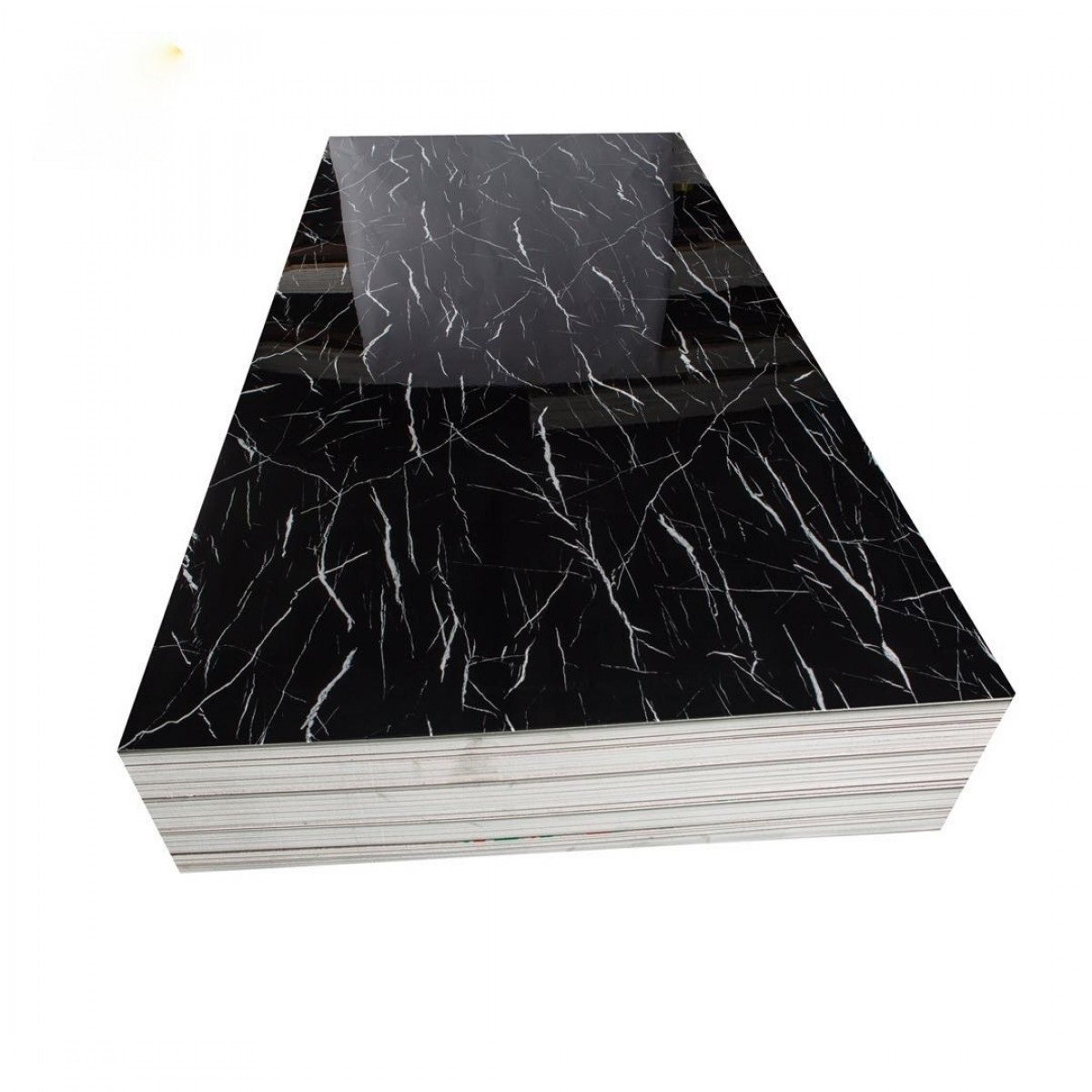 Revestimento de Mármore Flexível 280x122cm 3mm Preto Via Láctea ...