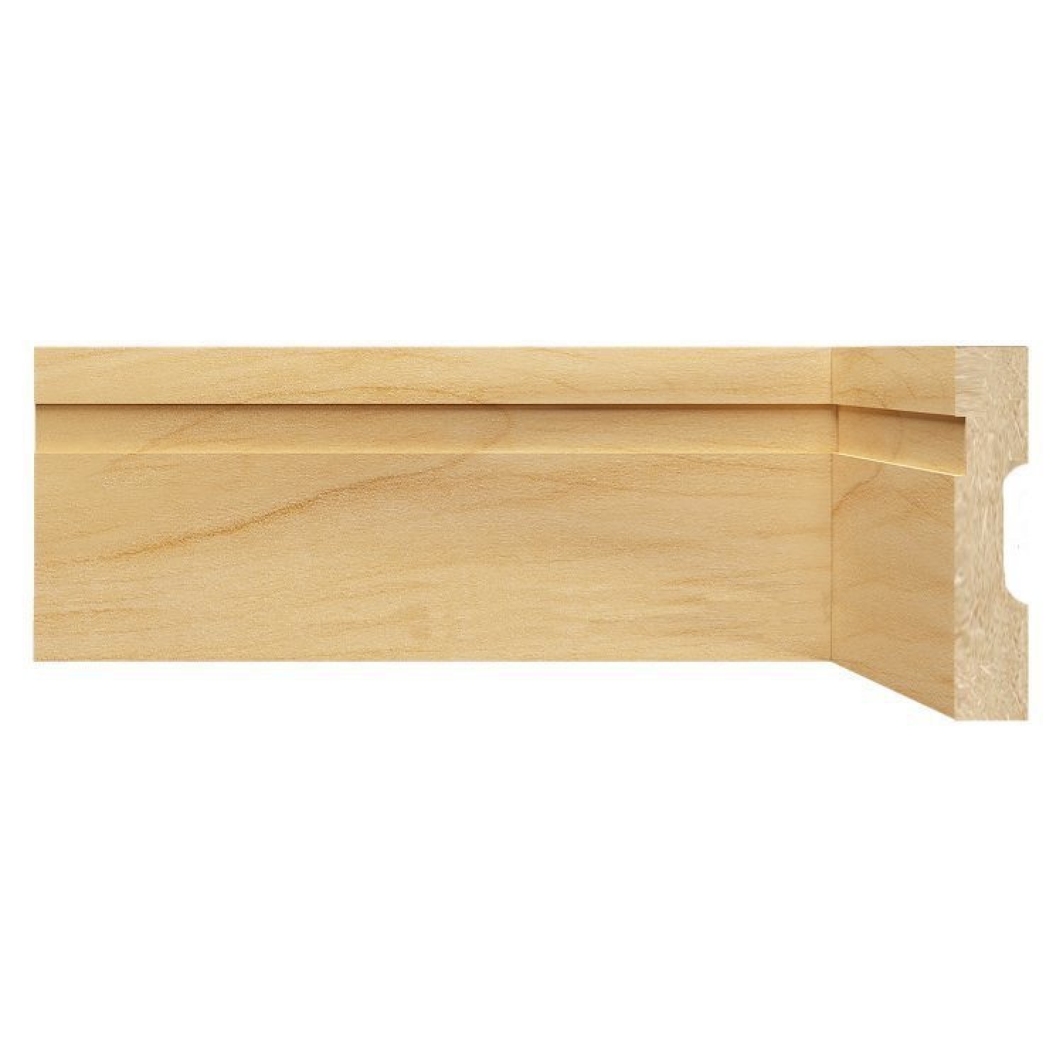 Kit Rodapé de MDF 30 Barras Frisadas de 10cmx15mmx2,40m com 72 Metros Lineares 1002 - 1