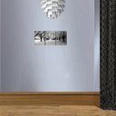 Ver imagem 3 de Rodapé MDF Frisado 10CMX2,40m 1002 Moldufama Kit 24m