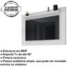 Painel para Sala Tv 50 Polegadas 088163 Branco Dcasa - 3