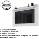Ver imagem 3 de Painel para Sala Tv 50 Polegadas 088163 Branco Dcasa