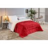 Edredom Coberdrom Sherpa/manta Queen Conforto 01 Peça Cor:vermelho - 1