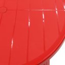 Ver imagem 2 de Mesa Tramontina Cassino 90 Cm em Polipropileno Vermelho