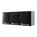 Ver imagem 2 de Armário Suspenso Aço Cozinha Organizador Lavanderia Aéreo itatiaia Preto