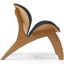 Ver imagem 4 de Kit 4 Poltronas Decorativa Orgânica Sala Living Kadosh L02 Bouclê Preto