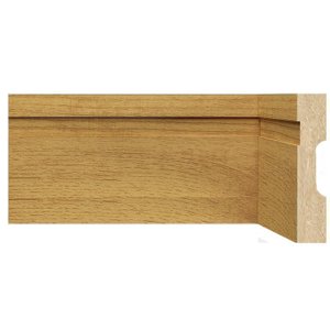 Kit Rodapé de MDF 10 Barras Frisada de 10cmx15mmx2,40m com 24 Metros Lineares 1002