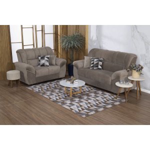 Kit Sala Tapete 3,00 X 1,45 + 4 Capas de Almofada Jacquard Luxo Macio Emborrachado Antiderrapante Es