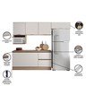 Cozinha Modulada Completa 6 Peças 6 Portas 3 Gavetas com nicho Micro-ondas Etna - 13
