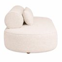 Ver imagem 3 de Sofá Orgânico Bi Partido 230cm Serina Bouclé Off White - Sallar Home