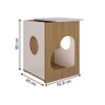 Mesa de Apoio com Nicho Siena Carvalho Off White - 3