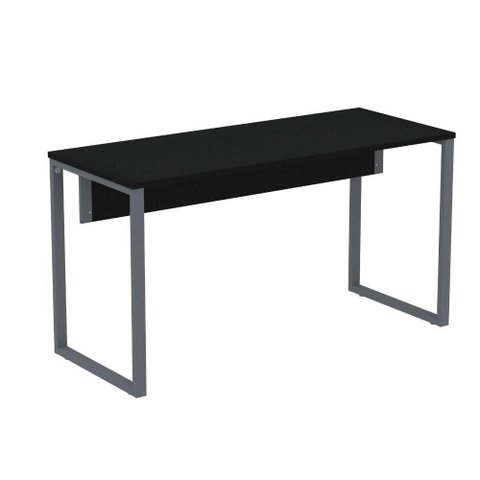 Mesa Escritório P25 Tub Pandin 150 Cm Largura X 70 Cm Profundidade Tampo Mdp Preto Pé Aço Tubular