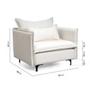 Ver imagem 4 de Poltrona com Pé Metal Sôma CabeCasa MadeiraOriginals