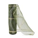 Ver imagem 1 de Tela Decorativa Fita Natal Malha Tule Verde Fio Branco 26cm X 5 Metros – Magizi
