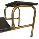 Ver mais imagens de Escada Escadinha 2 Degraus para Maca e Depilação Total Inox Dourada | Medcombo