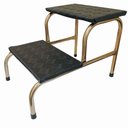 Ver imagem 1 de Escada Escadinha 2 Degraus para Maca e Depilação Total Inox Dourada | Medcombo